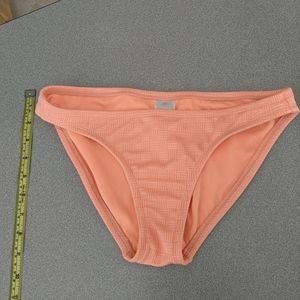 Salmon Orange Neon Bikini bottom S